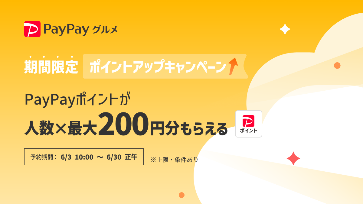 PayPayポイントがもらえる世界の山ちゃん店舗